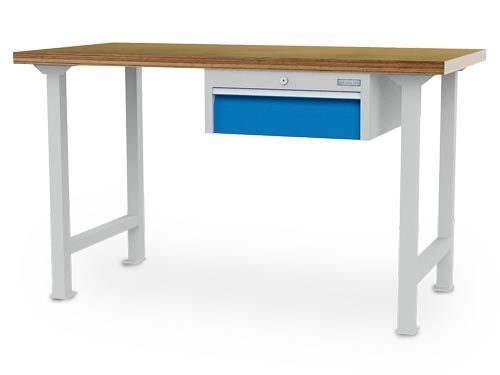 Produktbild Bedrunka+Hirth Reihenwerkbank 1 Schublade mit Griffleiste 1500 x 750 mm bild 1
